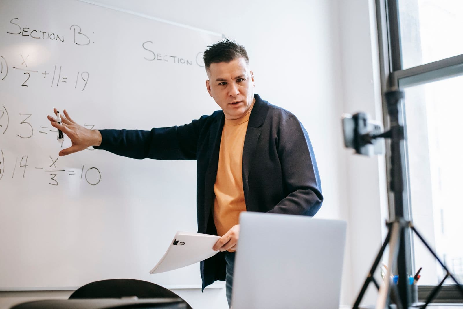 RankUp faculty teaching in a live classroom